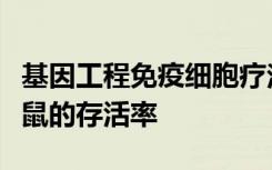 基因工程免疫细胞疗法可提高患有脑肿瘤的小鼠的存活率