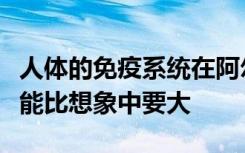 人体的免疫系统在阿尔茨海默氏病中的作用可能比想象中要大