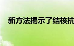 新方法揭示了结核抗生素达到目标的程度