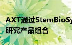 AXT通过StemBioSys的解决方案增强了细胞研究产品组合