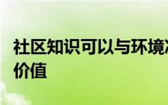 社区知识可以与环境决策中的生态知识一样有价值