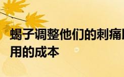 蝎子调整他们的刺痛以最大限度地减少毒液使用的成本