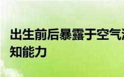 出生前后暴露于空气污染可能会影响基本的认知能力