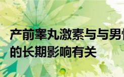 产前睾丸激素与与男性双胞胎共用子宫的女性的长期影响有关