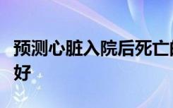 预测心脏入院后死亡的新工具比目前的指标更好