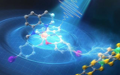 观察卤素键合超分子系统中的超快光诱导动力学